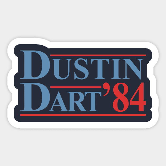 Dustin Dart 84 Sticker by LegendaryPhoenix